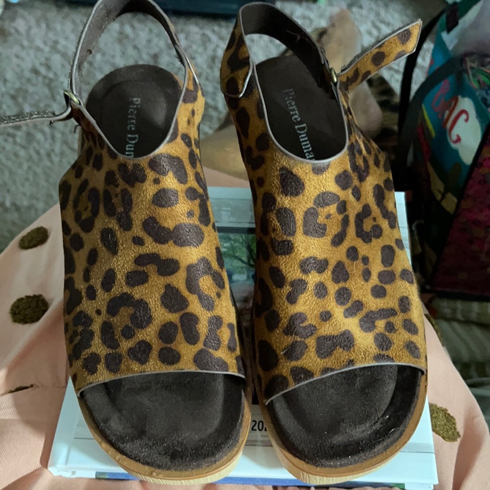 Pierre Dumas animal print shoe
